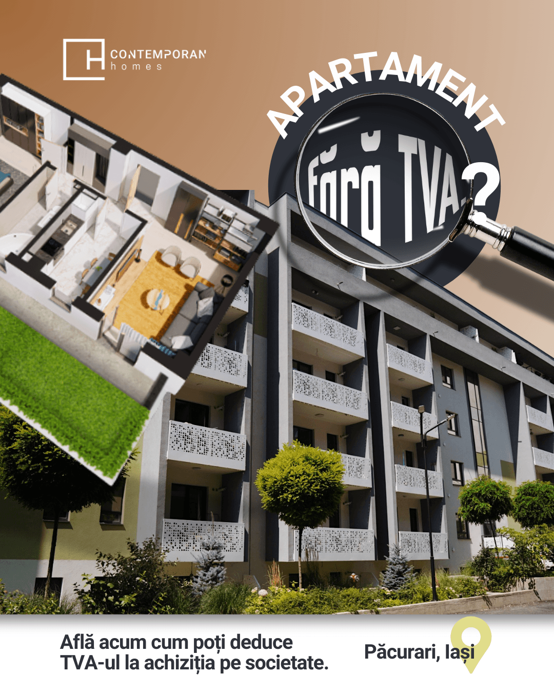 Investiție în zona Zorilor - apartamente și spații comerciale Contemporan Homes