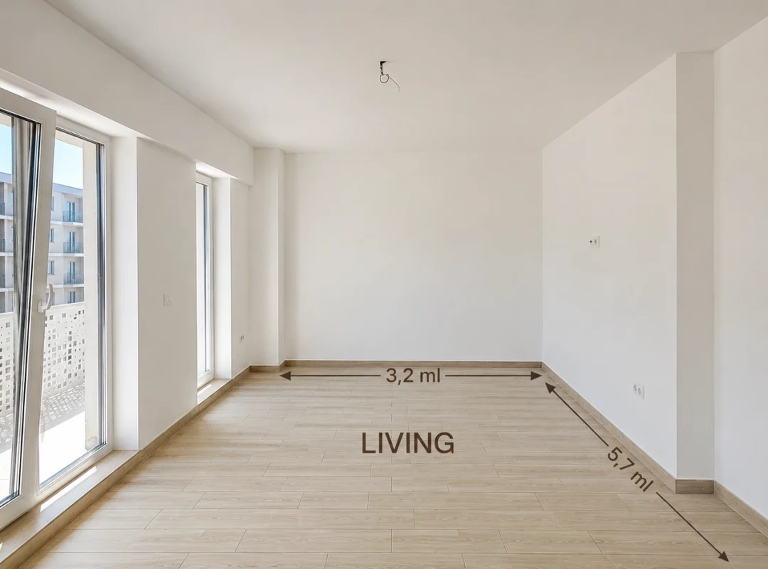 Confort Plus-living cu suprafete